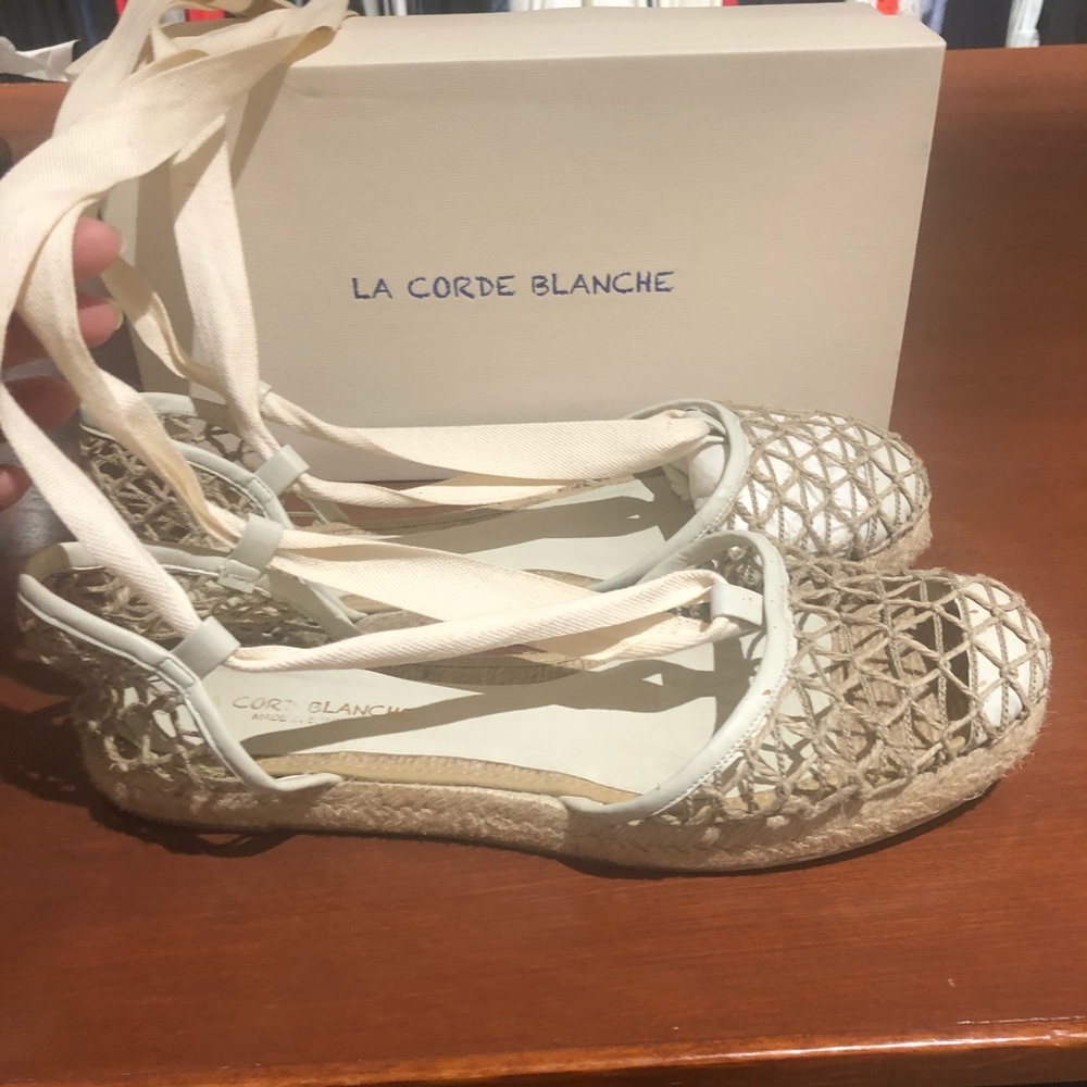 Italian mesh espadrille slightly worn - Picture 5 of 6